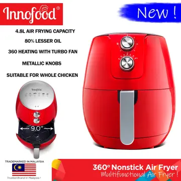 Panasonic Multi-Function Air Fryer 8L Berkapasiti Tinggi 1350W Oil-free Air  Fryer Pemanasan ciklik 360 darjah Home Healthy Fryer Machine