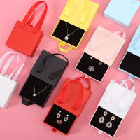 Ring Pull Box Press Tight Earring Silky Ribbon Portable Jewelry Drawer Box Jewelry Box Portable Drawer Box