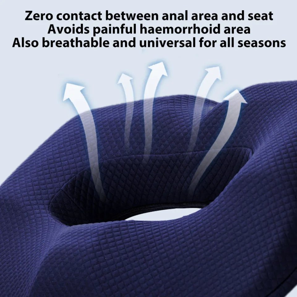 Trobo Seat Cushion, Car Pillow for Driving Seat to Improve Sciatica, Coccyx,  Hip and Tailbone Pain, Ergonomic Memory Foam Chair Pad for Lower Back Pain  Relief, Perfect for Long Trips, Home 