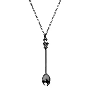 Zngou 8PCS Spoon Necklace, Snuff Spoon Necklace Tea Spoon Necklace Pendant  Spoon Chain Mini Ibiza Spoon Necklace Charm Set Ket Spoon Necklace Festival  Sniff Necklace with Gift Box for Women Girls 