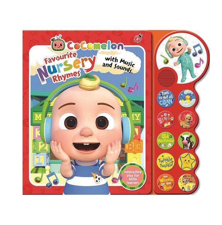 First Nursery Rhymes Sound Book For Kids With 10 Buttons