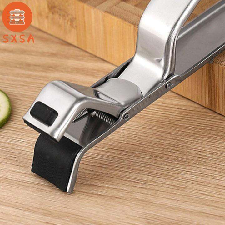 SXSA Heavy Duty Pizza Pan Gripper Universal Stainless Steel Pots Clamp