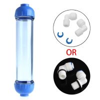 Water Filter Housing DIY Fill T33 Shell Filter Tube Transparent Reverse Osmosis Exchange Resin Remove ScalSoftening Water Quali