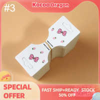 Kocoo กระดาษแข็งพับได้สีขาว50ชิ้นสำหรับผู้ใหญ่กิ๊ฟติดผมกระดาษแข็งบัตรเชือกผมเครื่องประดับผมวัสดุบรรจุภัณฑ์ผ้าโพกศีรษะ