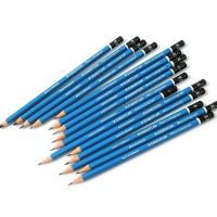 โปรโมชั่น+++ ดินสอ EE 6B 5B 4B 3B 2B HB 2H Staedtler Lumograph สเต็ดเลอร์ ลูโมกราฟ Drawing Pencil ราคาถูก ดินสอ กด ดินสอ สี ดินสอ 2b เครื่อง เหลา ดินสอ