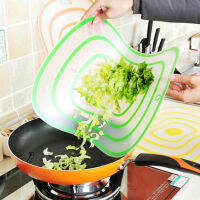 Antibacteria สีสุ่มเกรดอาหาร PP 3ขนาดบล็อกสับบ้านสวนห้องอาหารบาร์ Kitchen