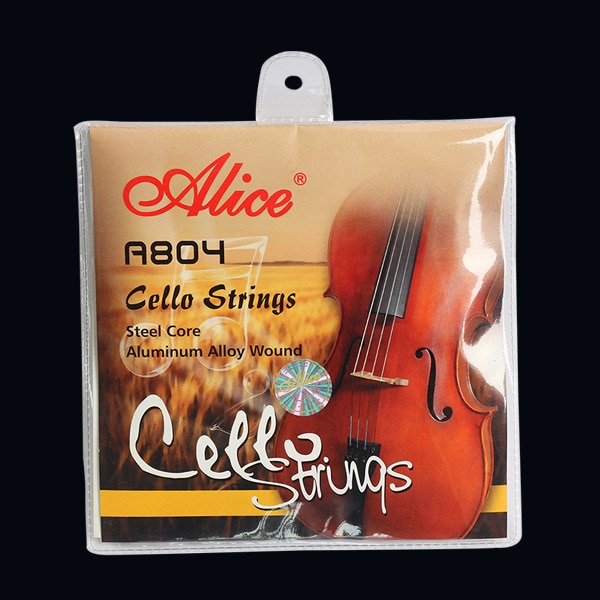 Generic 1st A Single Cello Strings Carbon Steel Core Nickel Alloy Wound 3/4 Size 