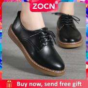 Giày Oxford Buộc Dây ZOCN Cho Nữ Giày Cỡ Lớn Thường Ngày Cỡ 34-41