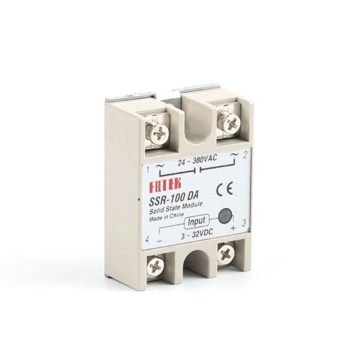 Industrial Solid State Relay Ssr 100a With Protective Flag Ssr100da
