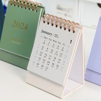 Cute 2024 Mini Desk Calendar Desktop Calendar Daily Scheduler Planner Yearly Agenda Stationery Office Student School Supplies