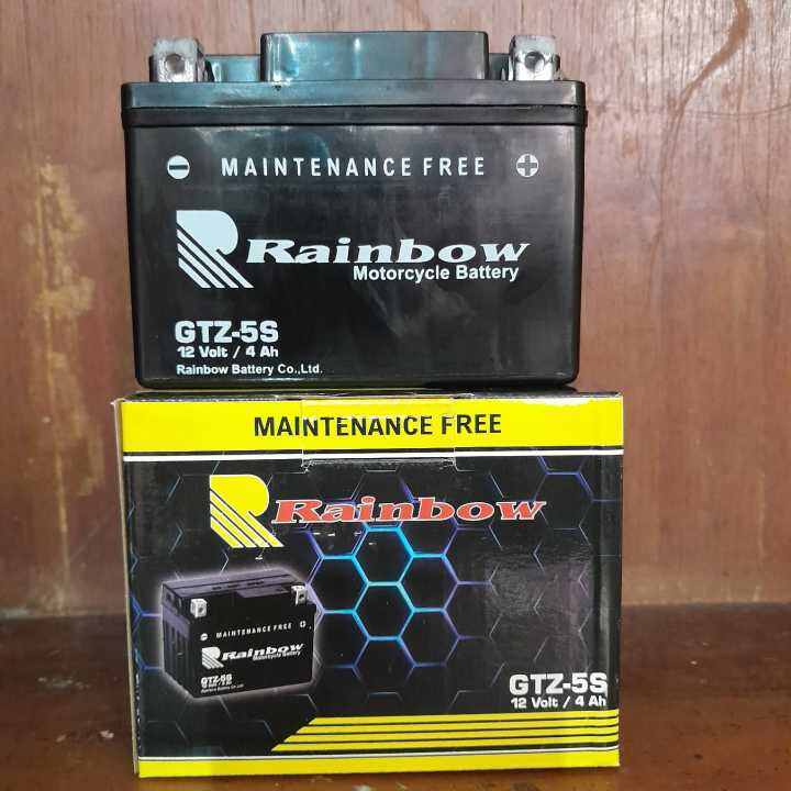 AKI MOTOR HONDA BEAT ACCU AKI KERING MOTOR RAINBOW GTZ-5S | Lazada