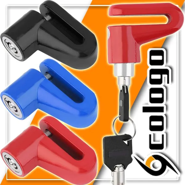 【COLOGO】 Motorcycle Disc Brake Lock Alloy for Motor Bike Antitheft