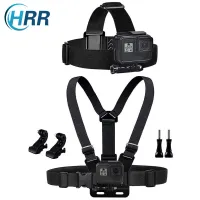 ชุดอุปกรณ์เสริมสำหรับ Gopro Action Camera,New Quick Release Chest Mount Harness Head Strap Kit,GoPro Hero 1098765 Session MAX