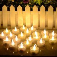 15Pcs/Set Yellow Led Battery Operated Flameless Tealight Wedding Christmas Electronic Candle Tea Light Gift