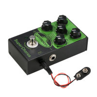 ammoon Effect Pedal True Bypass Guitar Effect Pedals with 4 Chorus Effects &amp; 8 Modulation Waveforms for Electric Guitar Bass