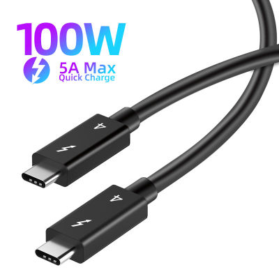 Real Thunderbolt 4 cable 40gbps for thunerbolt 4 dock station Thunderbolt4 male to Thunderbolt male cord