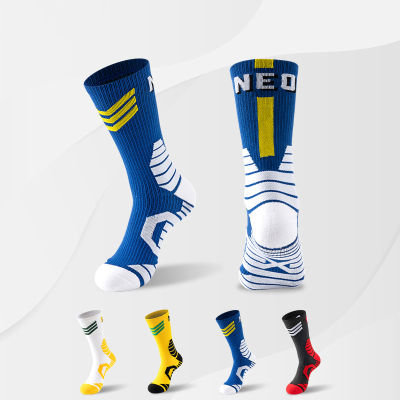 2022 NewElite Basketball Cushion Socks Mid Tube Thick Towel Bottom Football Socks Mens Running Men And Women Sports Socks