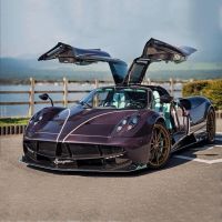 1:32 Pagani Huayra Dinastia แบบจำลองรถแข่งโลหะโมเดลรถยนต์สปอร์ตของเล่นจำลองสูงเสียงและแสงของขวัญเด็ก