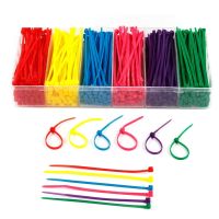 ✎❀卐 3x100mm Self - Locking Plastic Multicolor Nylon Cable Ties Combination Package