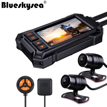 Blueskysea DV777 Dual HD 1080P Motorcycle Dashcam Waterproof IP67 Camera  WiFi GPS Motorcycle DVR 3 Inch Dash Cam Motor Black Box