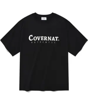 Covernat] Essential Cool Cotton 2 Pack T-Shirt Black/ White Set