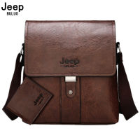 JEEP BULUO ผู้ชายกระเป๋าสะพายไหล่ชุดแบรนด์ใหญ่ C Rossbody ธุรกิจของ Messenger กระเป๋าลำลองหนัง Pu สำหรับผู้ชายแฟชั่นมาแรงแบบใหม่ S Alling