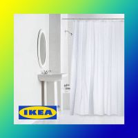 จัดโปร ผ้าม่านห้องน้ำ ขนาด 180x200cm INNAREN IKEA ลดราคา ม่านกั้นอาบน้ำ ห้องน้ำ ม่าน ฉากอาบน้ำ