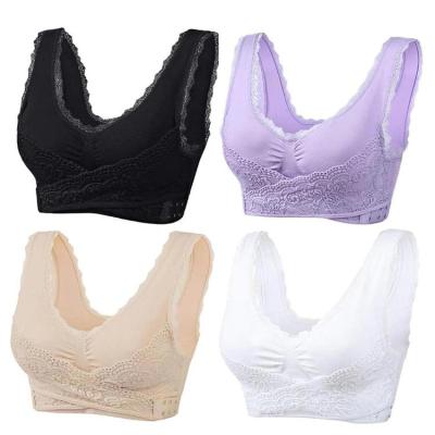 Lace Bralettes For Women Seamless Thin Bralettes With Removable Padding Womens Sports Bras For Exercising Running Yoga Fitness serviceable