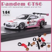 1:64 Pandem GT86 Rocket Bunny Alloy Model Car Cherry Blossom Coating