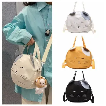 Cartoon Shoulder Bag, Canvas Messenger Bag, Bags Women Class Bag