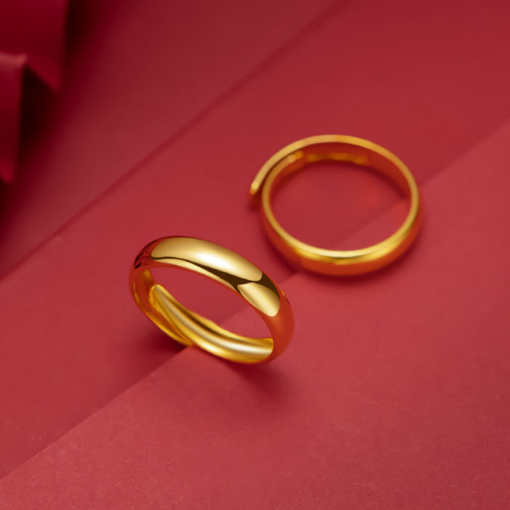 ฟรีค่าจัดส่ง-แหวนทองแท้-100-9999-แหวนทองเปิดแหวน-แหวนทองสามกรัมลายใสสีกลางละลายน้ำหนัก-3-96-กรัม-96-5-ทองแท้-rg100-62