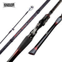 Kingdom Travel Casting Fishing Rod 4 1ส่วน Spinning Ultralight High-Elasticity Carbon Fiber Fishing Rod สำหรับตกปลาฤดูหนาว