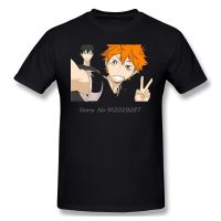 Haikyuu Volleyball Sports Anime tshirt New Arrival T-Shirt Hinata And Kageyama Selfie ! Cotton Men Tees Streetwear Harajuku