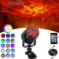 ไฟเครื่องฉายรูปดาว LIZHOUMIL 15สี8ระดับโหมดหรี่แสงโคมไฟลูกบอล Led ดิสโก้ Usb ตกแต่งไฟสำหรับบ้านกลางคืน