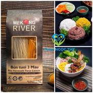 HCMBún tam sắc Bún tươi 3 màu Mekong River 300gr gói Gạo trắng Nâu gạo lứt