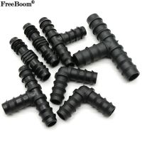 ✶✜ 10Pcs Greenhouse PE Pipe 16 20 25 mm Tee Straight Elbow Plug Irrigation Pipe Fitting Micro Spray Irrigation Accessories