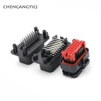 1 Set 23 Pin Waterproof Tyco AMP ECU Connector Automotive Male Female Plug For PCB Socket 770680-1 776087-1 776228-1