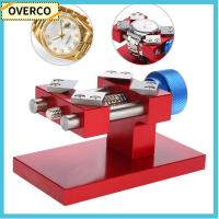 OVERCO สีแดงเเดง เครื่องมือถอดขอบหน้าปัดนาฬิกา โลหะสำหรับตกแต่ง ถอดชิ้นส่วนได้ เครื่องมือซ่อมนาฬิกา ของใหม่ เก้าอี้ทำงานได้ ที่เปิดฝาหลัง นาฬิกาสำหรับผู้หญิง