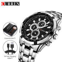 CURREN 8023 Men Watch Newest Casual Business Male Watches Waterproof Luxuries Mens Watches Quartz Steel Wristwatch With Gifts