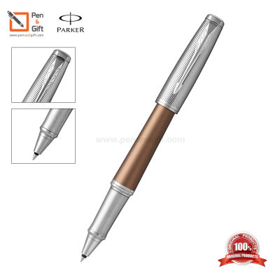 PARKER Urban Premium Orange CT Rollerball Pen - ปากกาโรลเลอร์บอล เออร์เบิน พรีเมี่ยม สีส้มคลิปเงิน ซีที ของแท้100% (พร้อมกล่องและใบรับประกัน)