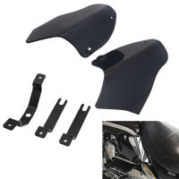 รถจักรยานยนต์ Air Deflector สะท้อนแสงอาน Shields Air Deflector ความร้อนสำหรับ Harley Softail 2000-2017 Fatboy Deluxe FLSTN Slim FLS