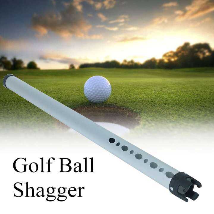 23 Balls Aluminum Shag Tube Practice Golf Ball Shagger Picker 98cm Hold ...