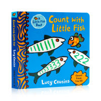 Learn numbers 1-10 count with little fish English original picture book English Enlightenment flip through paper and Board Book Digital enlightenment mouse boboton author Lucy cousins