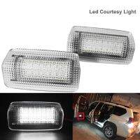 2ชิ้นสำหรับ Toyota Land Cruiser 200ซีรีส์150พราโด Mk4 J150 Es240เล็กซัส Is250ไฟ Led สีขาวหลอดไฟประตู