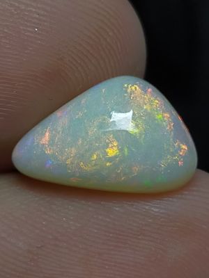 พลอย โอปอล ออสเตรเลีย ธรรมชาติ แท้ ( Natural Solid Opal Australia ) หนัก 3.48 กะรัต