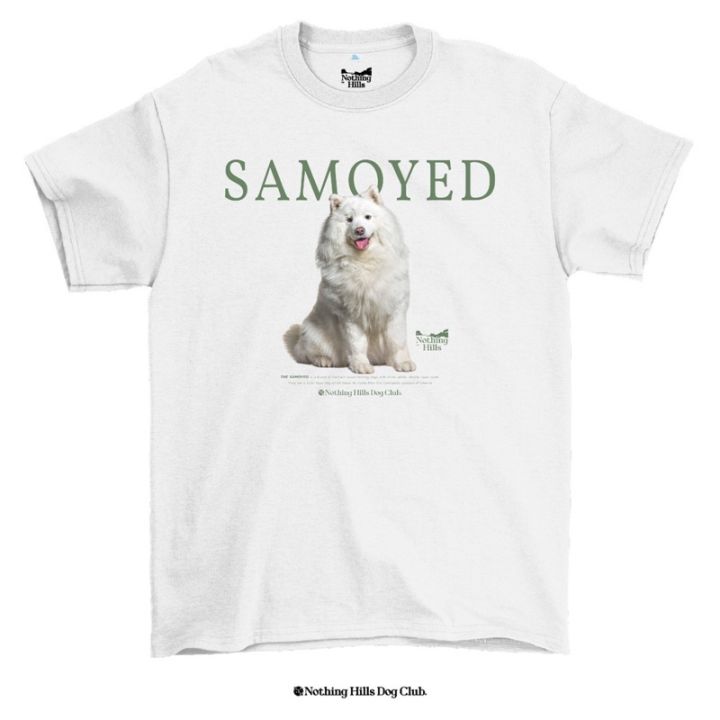 เสื้อยืดลาย-samoyed-ซามอยด์-clic-cotton-unisex-by-nothing-hills