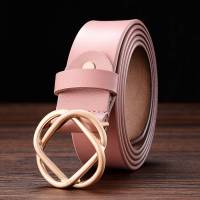 YKLYMYXJUNIA Womens Leather Belts Fashion Belts Ladies Female Brand Waistband  New Leather Belt for Women Belts