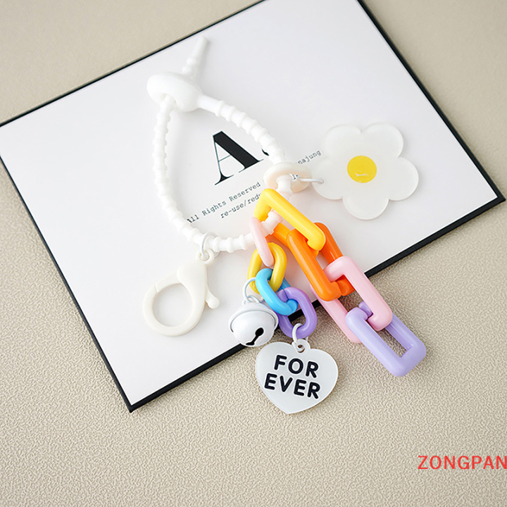 zongpan-กระเป๋าพวงกุญแจดอกทานตะวัน1ชิ้น-พวงกุญแจเครื่องประดับในรถยนต์พวงกุญแจชุดหูฟังอุปกรณ์ตกแต่งเคส