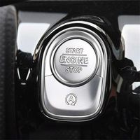 、‘】【’ Car Styling For Mercedes Benz A Class W177 Cla Class C118 B Class W247 Interior Auto Start Stop Engine Push Switch Button Cover