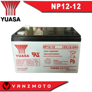 Batterie Yuasa AGM VRLA NP12-12 12V 12AH